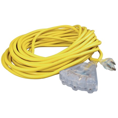 Valterra 15A 14/3 TRIPLE OUTLET EXTENSION CORD, 50FT, CARDED A10-5014TTE